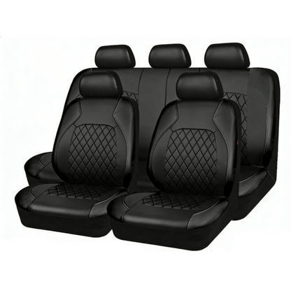 🚗✨9-Piece Leather Car Seat Cover Set – Universal Fit, Breathable & Easy to Clean for a Perfect Interior 🛋️