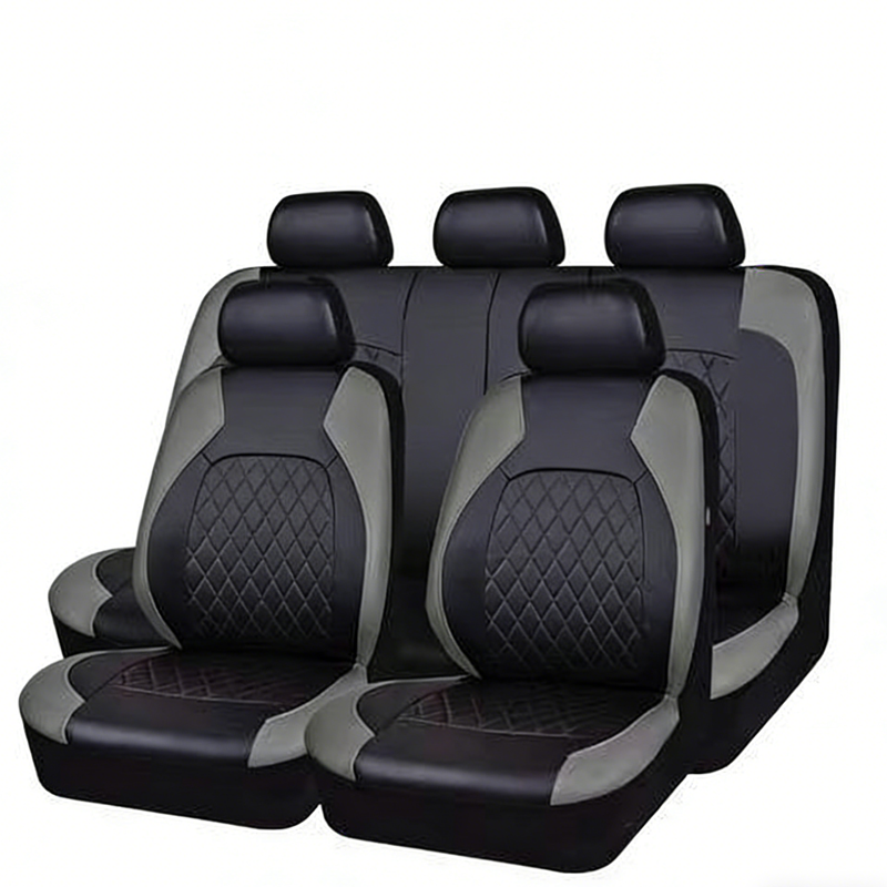 🚗✨9-Piece Leather Car Seat Cover Set – Universal Fit, Breathable & Easy to Clean for a Perfect Interior 🛋️