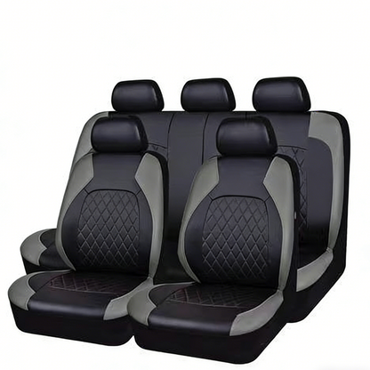 🚗✨9-Piece Leather Car Seat Cover Set – Universal Fit, Breathable & Easy to Clean for a Perfect Interior 🛋️