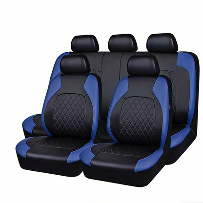 🚗✨9-Piece Leather Car Seat Cover Set – Universal Fit, Breathable & Easy to Clean for a Perfect Interior 🛋️