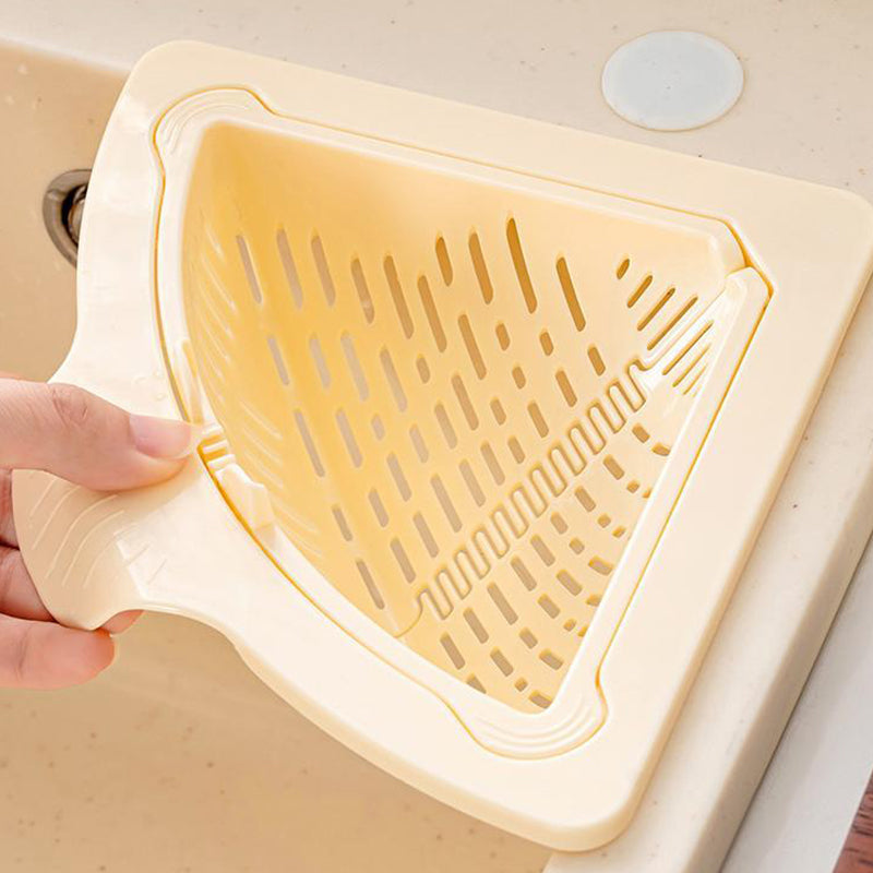 50% OFF Today🧲 Magnetic Corner Strainer – No Drills, No Mess. 🗑️ Stop Touching Soggy Scraps!