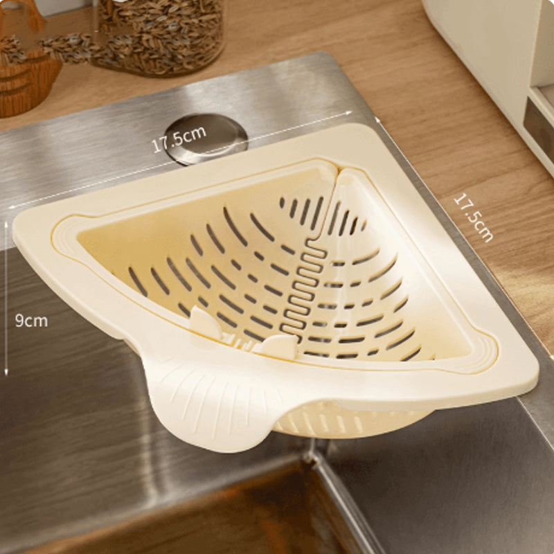50% OFF Today🧲 Magnetic Corner Strainer – No Drills, No Mess. 🗑️ Stop Touching Soggy Scraps!