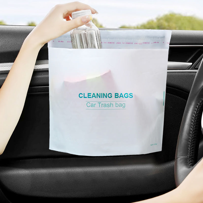 🚗Self-Adhesive Car Cleaning Bags – Stick anywhere, stand firm. Multi‑use for trash or storage. No mess, no marks. 🧹✨