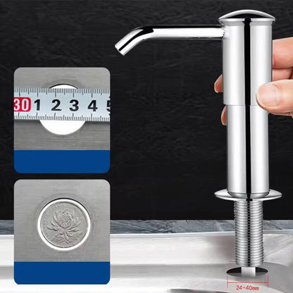 ⏰LIMITED-TIME 50% OFF! 🧼🚰 Stop reaching for that messy soap bottle — this built-in dispenser gives you soap on demand, no clutter, no spills. 🍽️