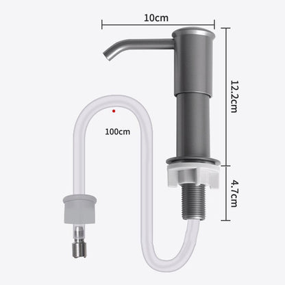 ⏰LIMITED-TIME 50% OFF! 🧼🚰 Stop reaching for that messy soap bottle — this built-in dispenser gives you soap on demand, no clutter, no spills. 🍽️