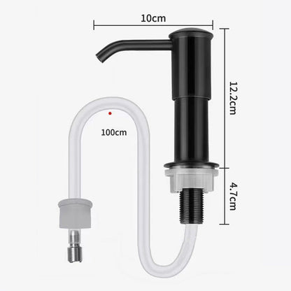 ⏰LIMITED-TIME 50% OFF! 🧼🚰 Stop reaching for that messy soap bottle — this built-in dispenser gives you soap on demand, no clutter, no spills. 🍽️