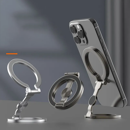 📱 LIMITED-TIME 49% OFF! ✨ Foldable Magnetic Phone Mount – Multi-Angle, Stable, Portable 🧲