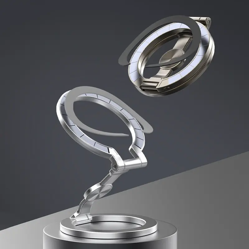 📱 LIMITED-TIME 49% OFF! ✨ Foldable Magnetic Phone Mount – Multi-Angle, Stable, Portable 🧲