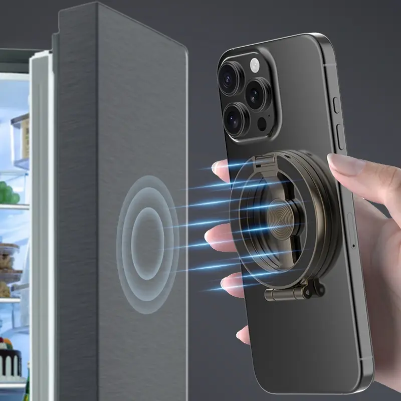📱 LIMITED-TIME 49% OFF! ✨ Foldable Magnetic Phone Mount – Multi-Angle, Stable, Portable 🧲