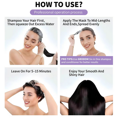 💦 Hydrating Revitalizing Hair Mask – Quench, Repair, Shine! ✨💇‍♀️