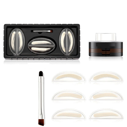 🥳2026 HOT SALE🥳💞50K+ SOLD!🖌️✨ 50% OFF! Instant Adjustable Eyebrow Stamp – Two‑color brow powder, waterproof & smudge‑proof. Natural, full brows in seconds! 💕🎀-Q