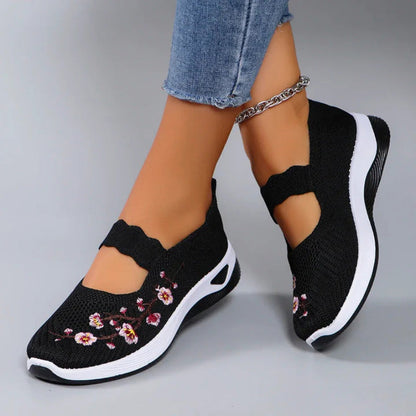 Casual Soft Sole Knitted Breathable Cloth Shoes