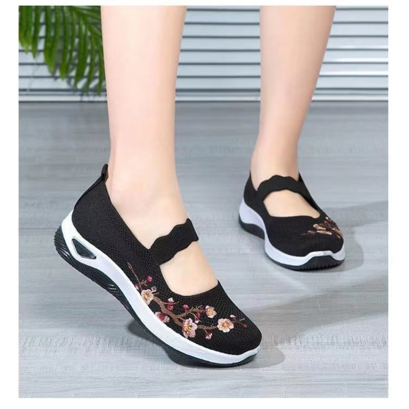 Casual Soft Sole Knitted Breathable Cloth Shoes