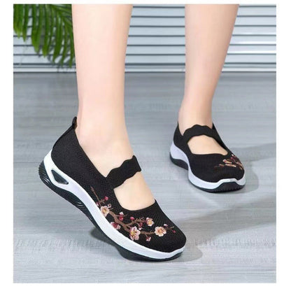 Casual Soft Sole Knitted Breathable Cloth Shoes