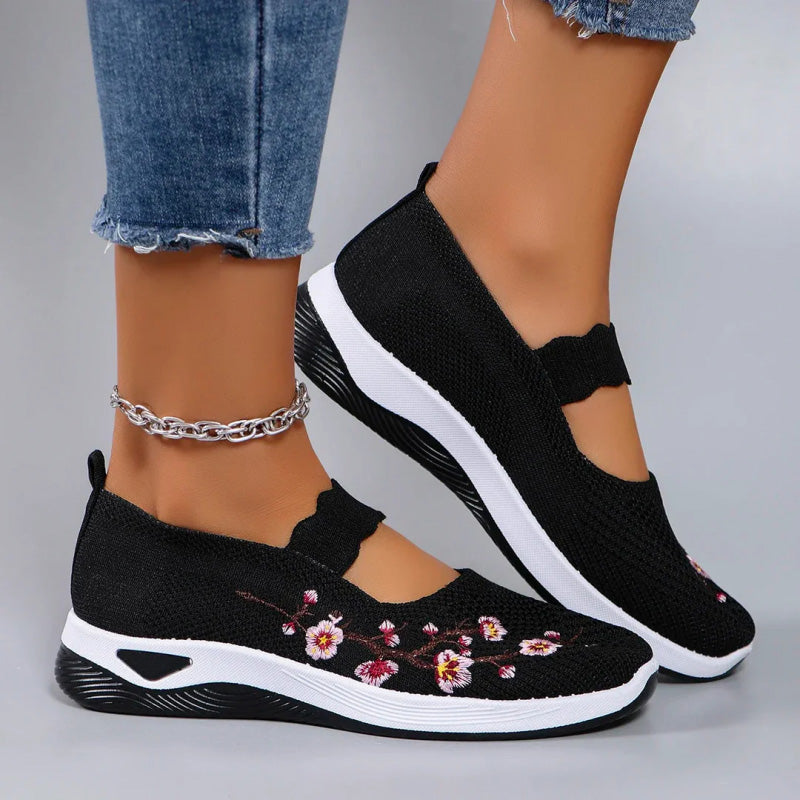 Casual Soft Sole Knitted Breathable Cloth Shoes