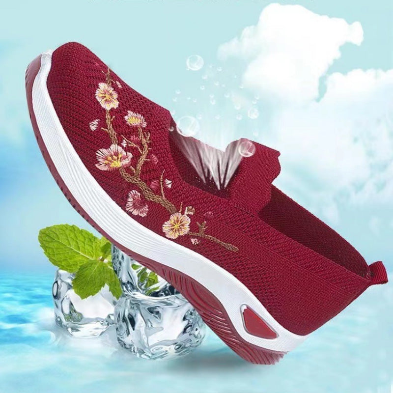 Casual Soft Sole Knitted Breathable Cloth Shoes