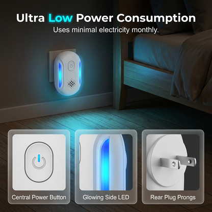 🚫⚡Plug-In Ultrasonic Pest Repeller 🚫Effective Pest Control Device For House & Garage