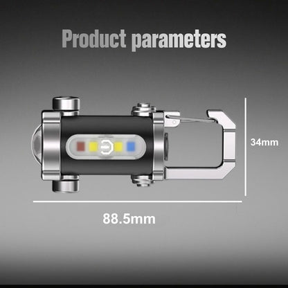 Portable Rechargeable Bright Keychain Flashlight
