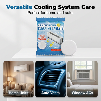 Effervescent Air Conditioner Cleaning Tablets