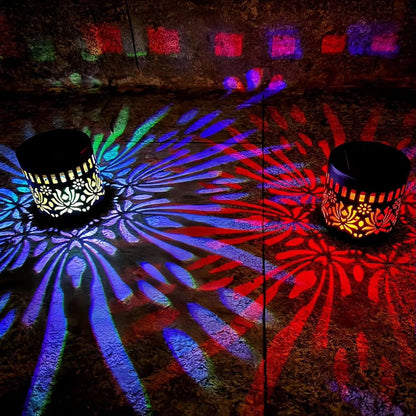 🌞 Solar Mandala Light – Stunning Pattern Projection, 2-in-1 Floor & Wall Design & IP65 Waterproof Auto On/Off 🌿