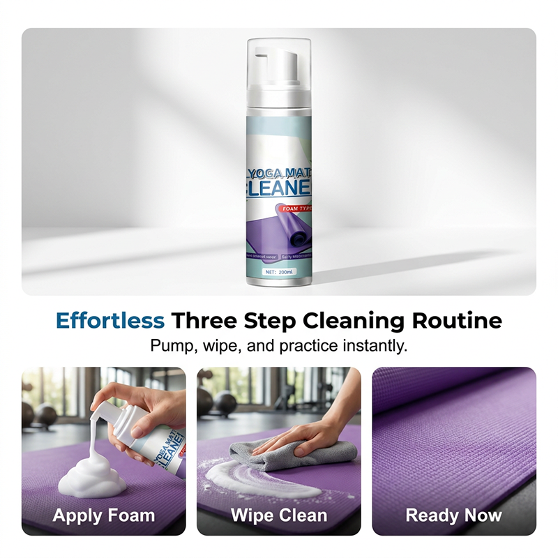 Water-Free Yoga Mat Foam Cleaner