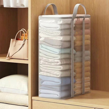 Translucent Clothes Storage Bag with Handles