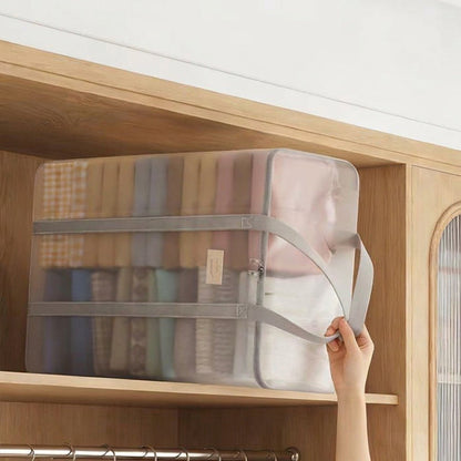Translucent Clothes Storage Bag with Handles