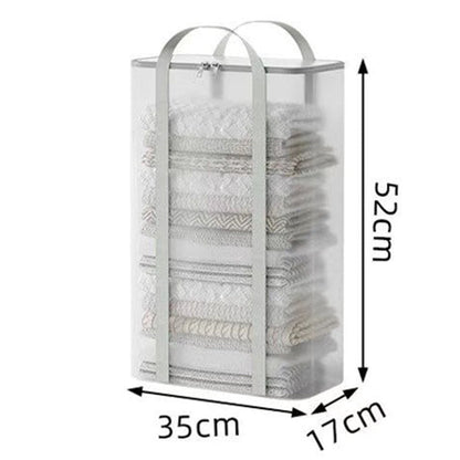 Translucent Clothes Storage Bag with Handles