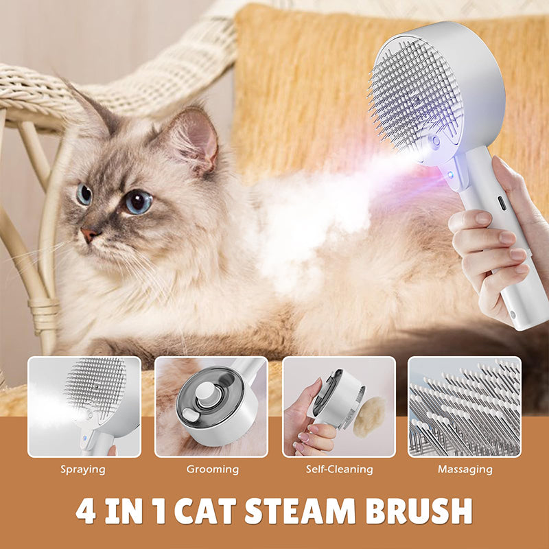3-in-1 Pet Spray Grooming Brush