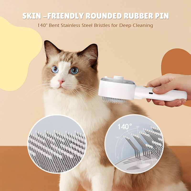 3-in-1 Pet Spray Grooming Brush