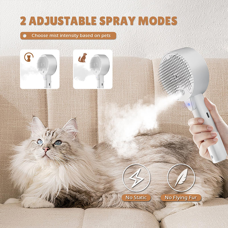 3-in-1 Pet Spray Grooming Brush