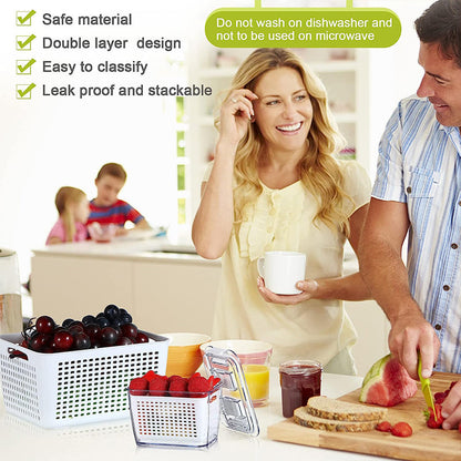 🔥60%OFF  Sale🔥Fresh Produce Vegetable Fruit Storage Container