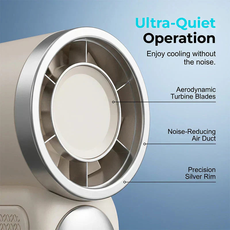 🥳2026 HOT SALE🥳💞❄️ 50% OFF! Turbo Handheld Fan – 16900 RPM, 6 speeds, LED display. 3000mAh battery, 10.7hrs cooling. Pocket‑sized power! 🌬️✨