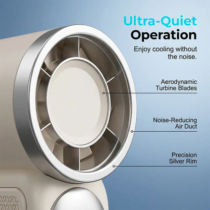 🥳2026 HOT SALE🥳💞❄️ 50% OFF! Turbo Handheld Fan – 16900 RPM, 6 speeds, LED display. 3000mAh battery, 10.7hrs cooling. Pocket‑sized power! 🌬️✨