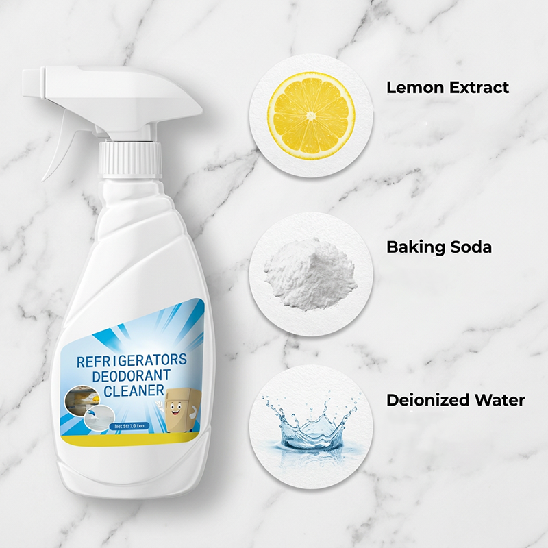 Compact & Powerful Refrigerator Deodorant Cleaner