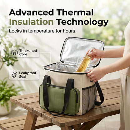 🔥2026 Hot Sale 50% OFF🔥Large Capacity Insulated Cooler Bag for Picnics & Outdoors