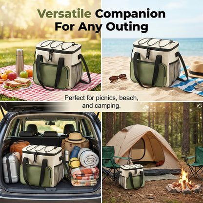🔥2026 Hot Sale 50% OFF🔥Large Capacity Insulated Cooler Bag for Picnics & Outdoors