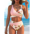 🏝️ Island Getaway Ready! ✨ Floral Print High Waist Set – Retro Chic Meets Modern Fit. 🌺