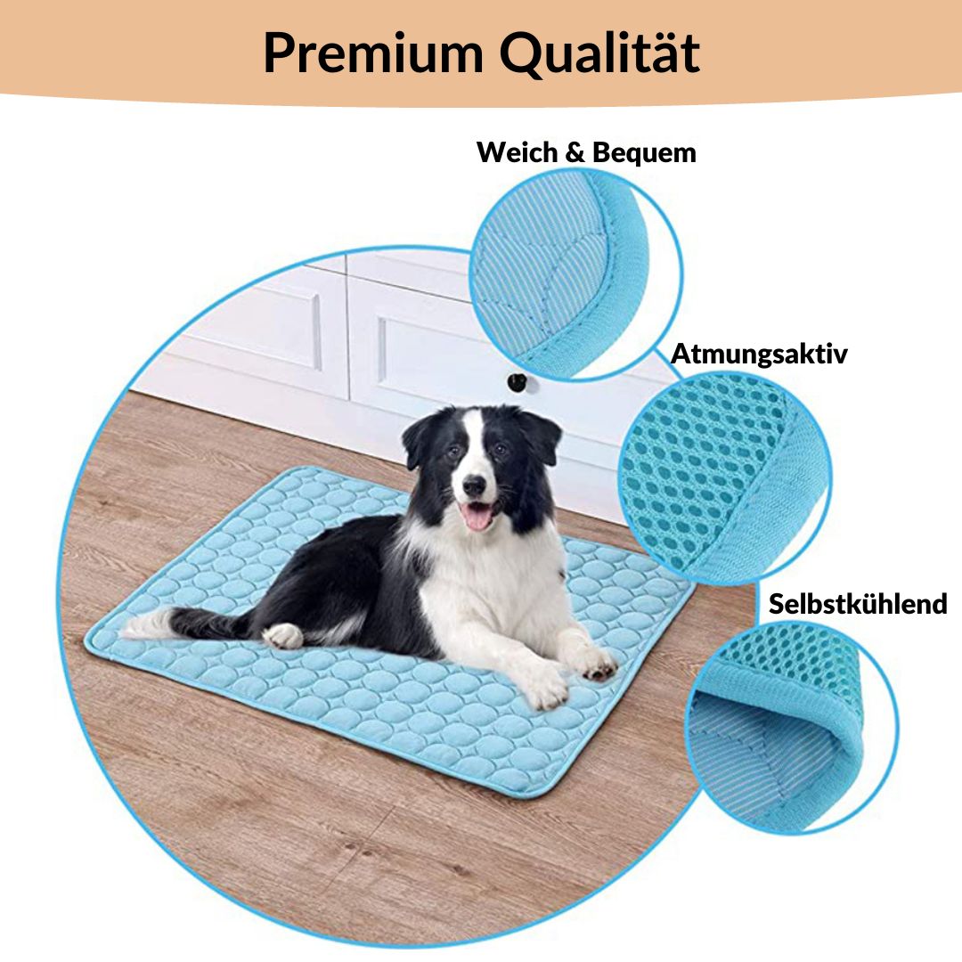 ❄️Give your furry friend a cool summer!🧊Pet Cooling Ice Silk Mat – Summer Cooling Pet Bed Pad for Dogs and Cats, Breathable Washable Sleeping Cushion for Indoor and Outdoor Use, Lightweight Cooling Crate and Sofa Pet Mat