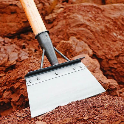 Multifunctional cleaning shovel