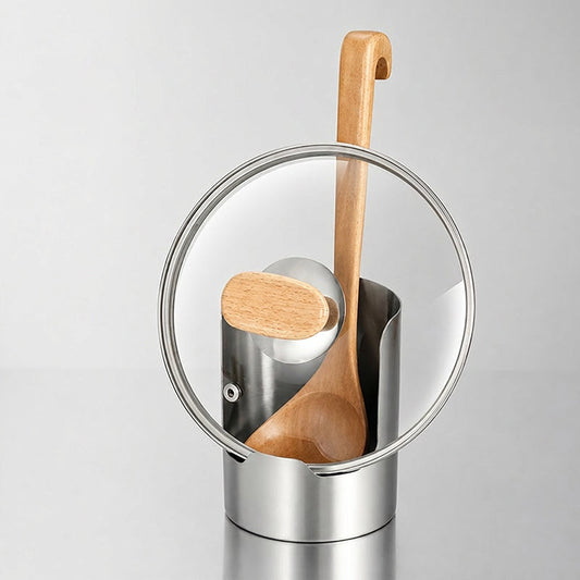 🍳🧑‍🍳 50% OFF! Multi-Functional Kitchen Utensil Holder – Holds pot lids, spatulas & cutting boards. Thickened stainless steel, space‑saving. 🛡️✨