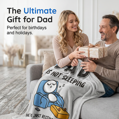 Soft Plush Throw Blanket for Dad