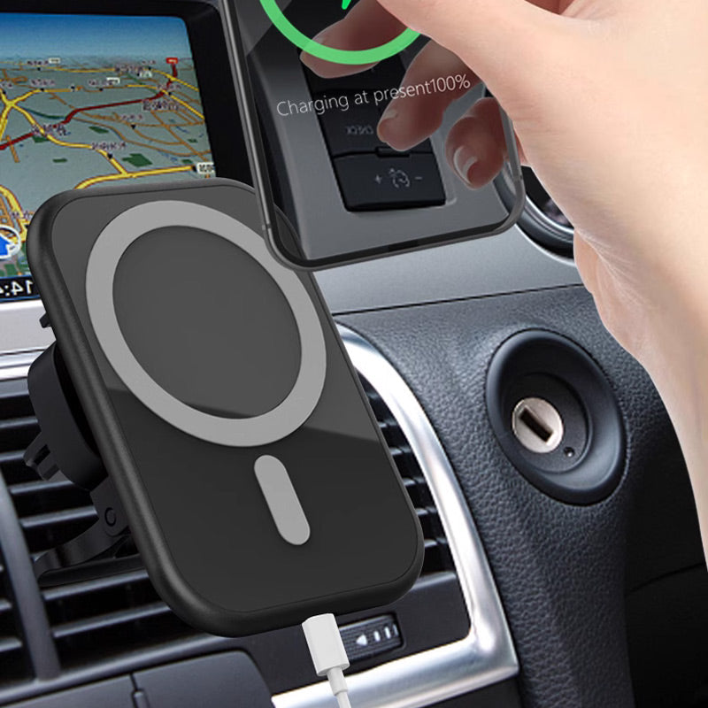 15W Fast-charging Car Magnetic Wireless Charger