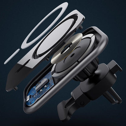 15W Fast-charging Car Magnetic Wireless Charger