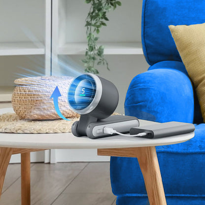 🥳2026 HOT SALE🥳💞50K+ SOLD!🌬️🔋 49% OFF! 3‑in‑1 Turbo Hand Fan – 5 speeds, 24H battery, digital display. 180° foldable. Perfect for Dad! 🎁✨