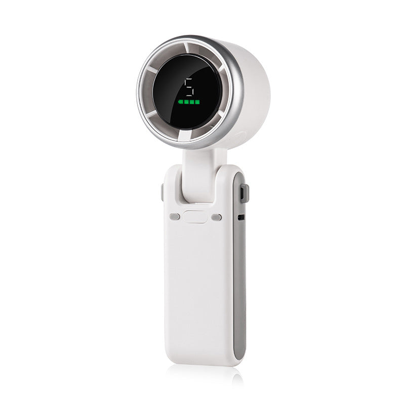 🥳2026 HOT SALE🥳💞50K+ SOLD!🌬️🔋 49% OFF! 3‑in‑1 Turbo Hand Fan – 5 speeds, 24H battery, digital display. 180° foldable. Perfect for Dad! 🎁✨