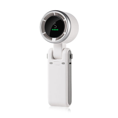 🥳2026 HOT SALE🥳💞50K+ SOLD!🌬️🔋 49% OFF! 3‑in‑1 Turbo Hand Fan – 5 speeds, 24H battery, digital display. 180° foldable. Perfect for Dad! 🎁✨