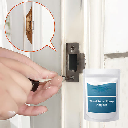 🛠️✨ Wood Repair Epoxy Putty Set – High strength & moldable – Sands smooth, ideal for fixing furniture, floors or crafts – stainable and waterproof 🌲