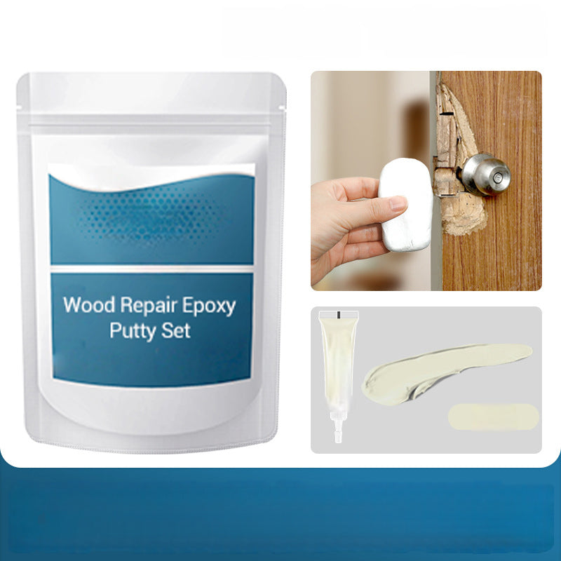 🛠️✨ Wood Repair Epoxy Putty Set – High strength & moldable – Sands smooth, ideal for fixing furniture, floors or crafts – stainable and waterproof 🌲