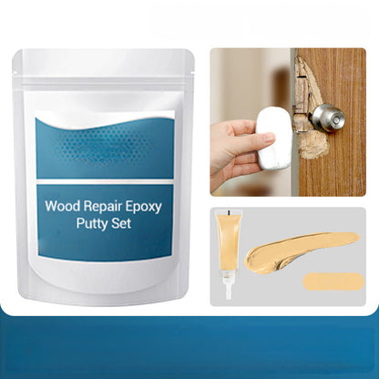 🛠️✨ Wood Repair Epoxy Putty Set – High strength & moldable – Sands smooth, ideal for fixing furniture, floors or crafts – stainable and waterproof 🌲
